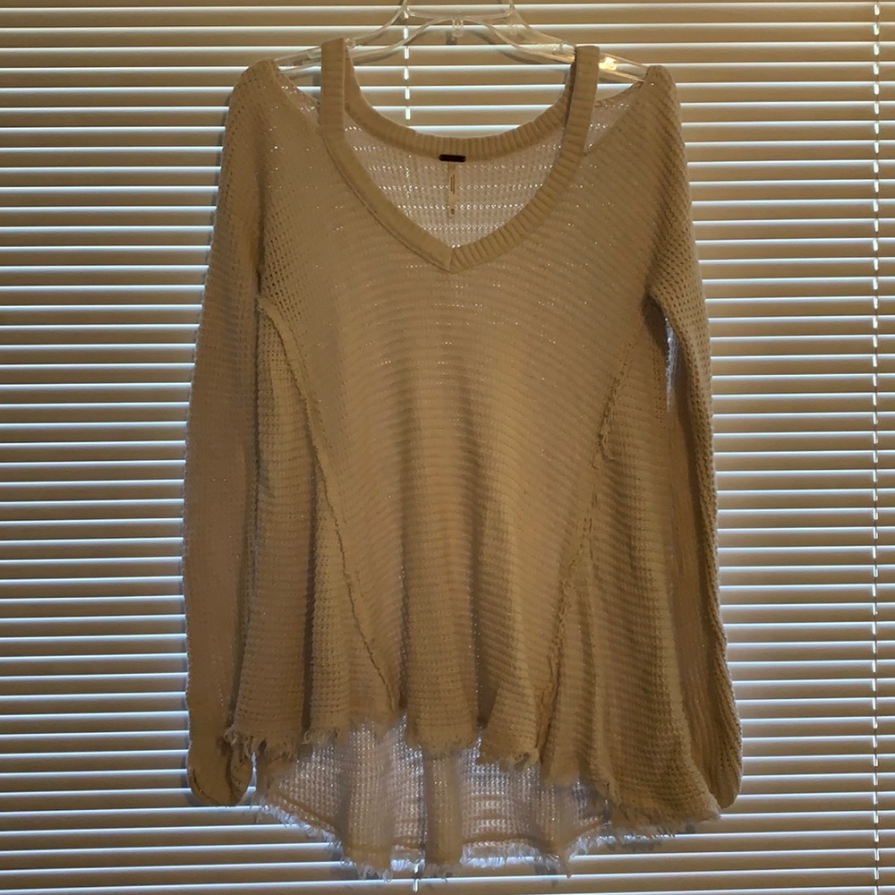 FREE PEOPLE Cream SWEATER
